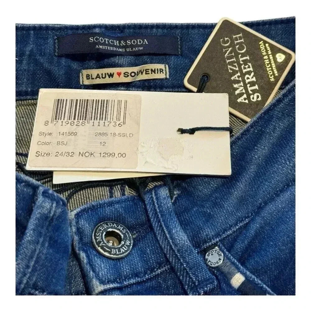 NEW Scotch & Soda Women’s Size 0 (24/32) La Parisienne Skinny Jeans NWT - Picture 4 of 8